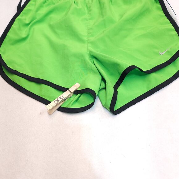 Nike Dri-Fit Athletic Pull On Running Shorts Womens Size XS Green Black White - Picture 3 of 8